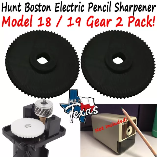 Boston Model 18 / 19 Electric Pencil Sharpener Replacement Gear 2 Pack!