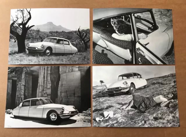 Citroen DS Press Photographs x 4