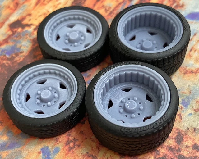 RESIN 21/20INCH CENTERLINE convos model car wheels, 1/24 1/25 scale
