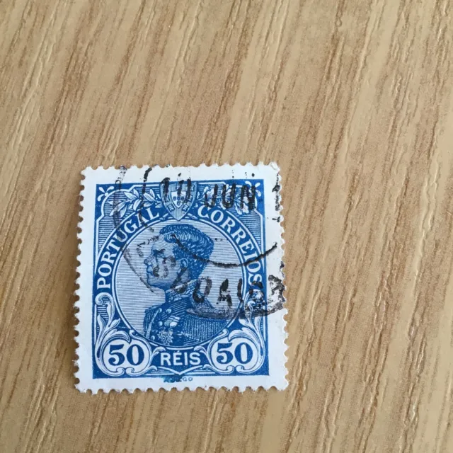 Briefmarken, Portugal, 1910 , 50 Reis, Falz + Gestempelt,         AX1