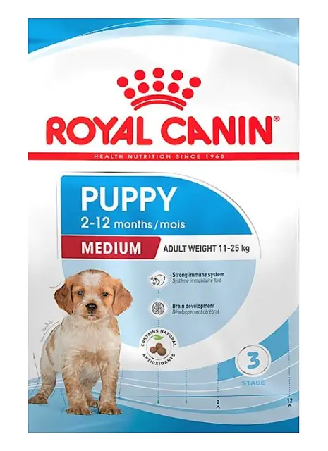 (EUR 5,53/kg)  Royal Canin Medium Puppy Welpenfutter, trocken - 15 kg