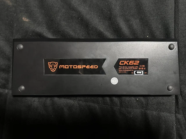 MOTOSPEED CK62 60% Mechanical Keyboard (Not Wireless) Read Description ...