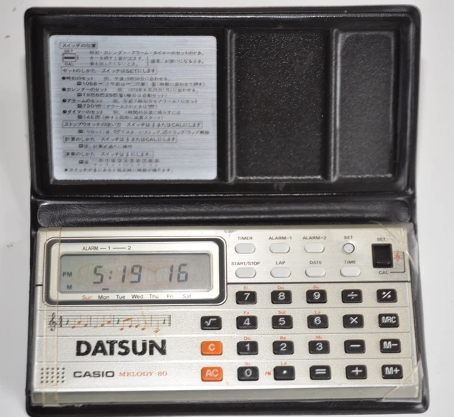 Calculatrice Musicale Vintage Casio ML-88 – Fonctionnelle