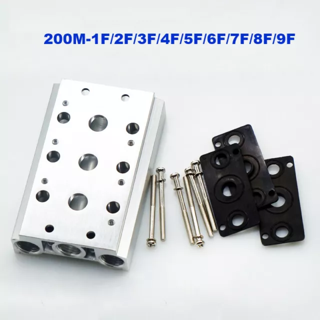 SOLENOID VALVE BASE 4V21008 Valve Air Exhaust Manifold 200M1F/2F/3F
