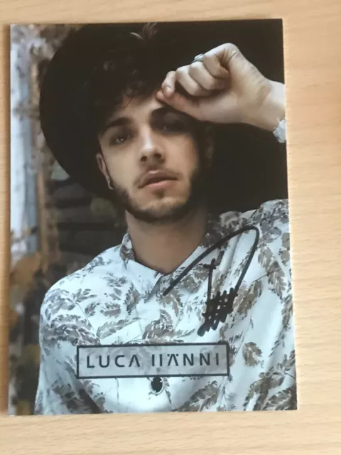 Luca Hänni  Autogrammkarte orig signiert Schlager Rock Pop #6464