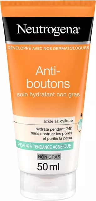 Neutrogena Anti-Boutons Soin Hydratant Non Gras, 1 X 50Ml