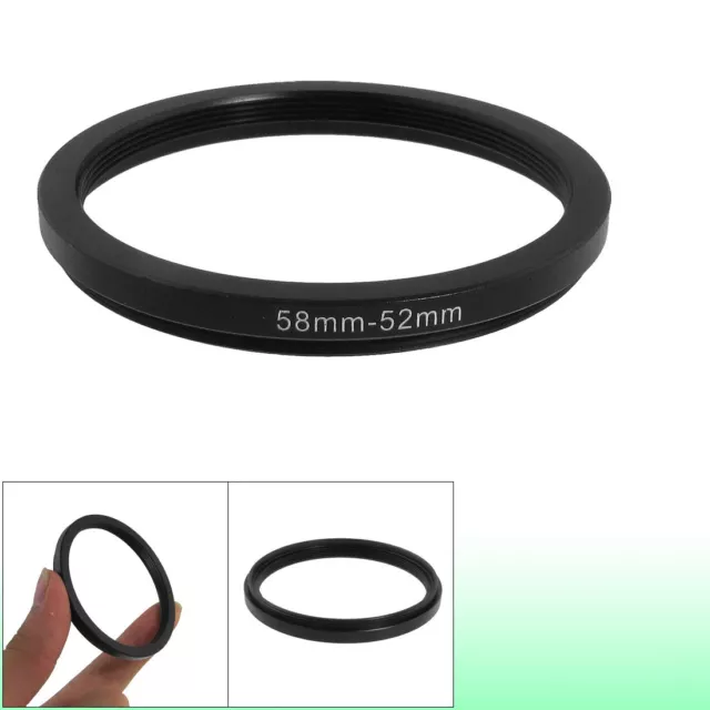 58mm a 52mm Lente de Cámara 58mm-52mm Step Abajo Anillo Adaptador