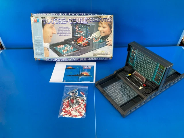 Jeu électronique MB Touché-Coulé Computer 1983 Complet, à Réparer