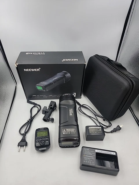 PARA PIEZAS Flash y disparador Neewer Vision 2 para estroboscópico exterior Sony 200W