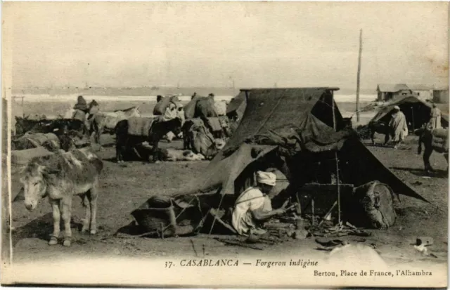 CPA AK MAROC CASABLANCA - Indigenous Blacksmith (219100)
