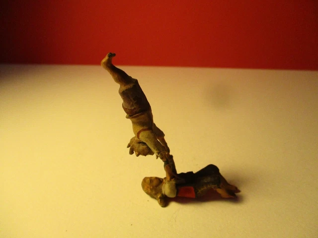 Figurines Alexandre Annee 50 Scene De Foire Deux Enfants Equilibristes