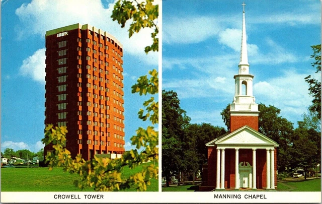 Acadia University Multi View Wolfville Nova Scotia Canada Chrome Postcard