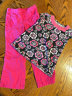 Girls jumping Beans   Top and Pink Jeans   5  EUC