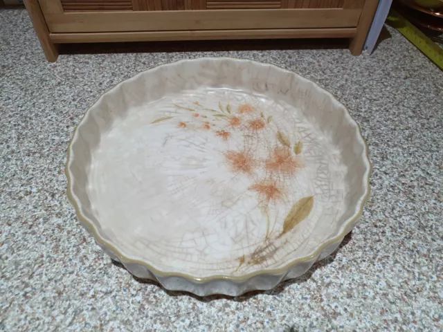 Vintage Table Top Quiche/Flan Dish