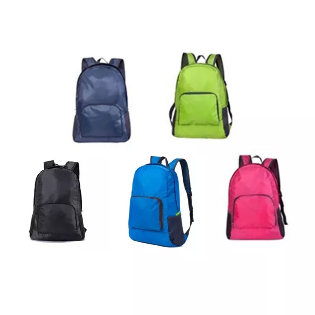 20L Folding Backpack for School Camping Hiking Walking Waterproof & Durable