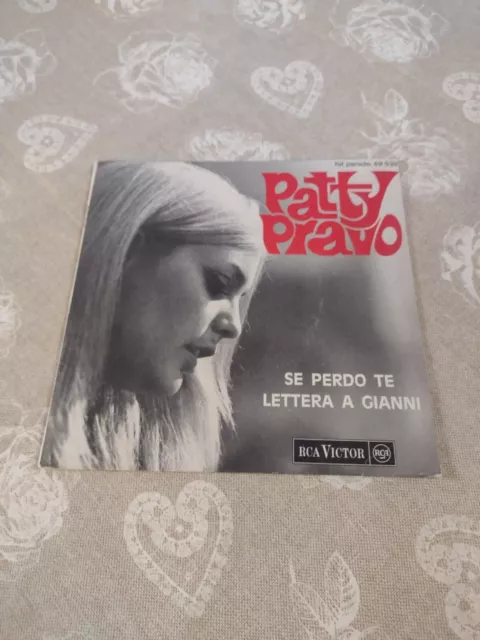 Patty Pravo Se Perdo Te Mega Raro 45 Giri Francia Rca Victor 1968 Ottimo