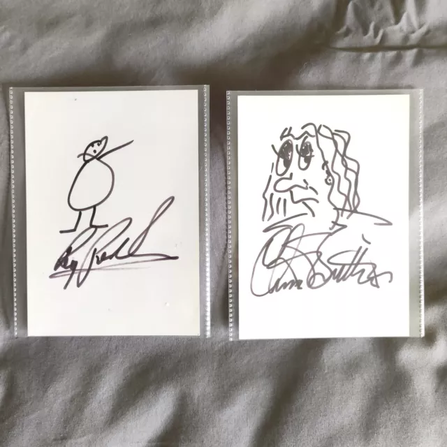 Troggs, 2 Felt-Drawn Self-Portraits, 1986