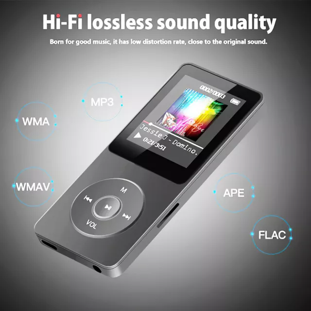 Bluetooth MP4/MP3 Lossless Music Player FM Radio Recorder Sport Portable