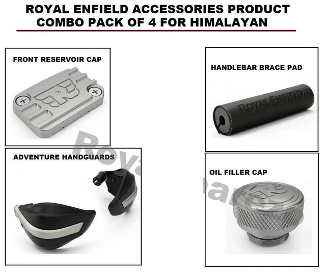 Royal Enfield Accessoires Produit Combo Pack De 4 Pour L'himalaya