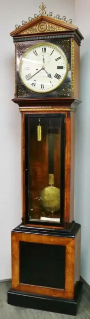Antique Barwise Of London Walnut Grandfather Longcase Domestic Regulator Clock 3