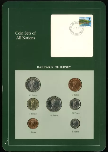 Jersey: Coin Sets of All Nations 1989-1990 - UNC