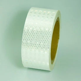 Super Brite Reflective Tape, White, 2"W x 30'L Roll, HRT230WH Top Tape And