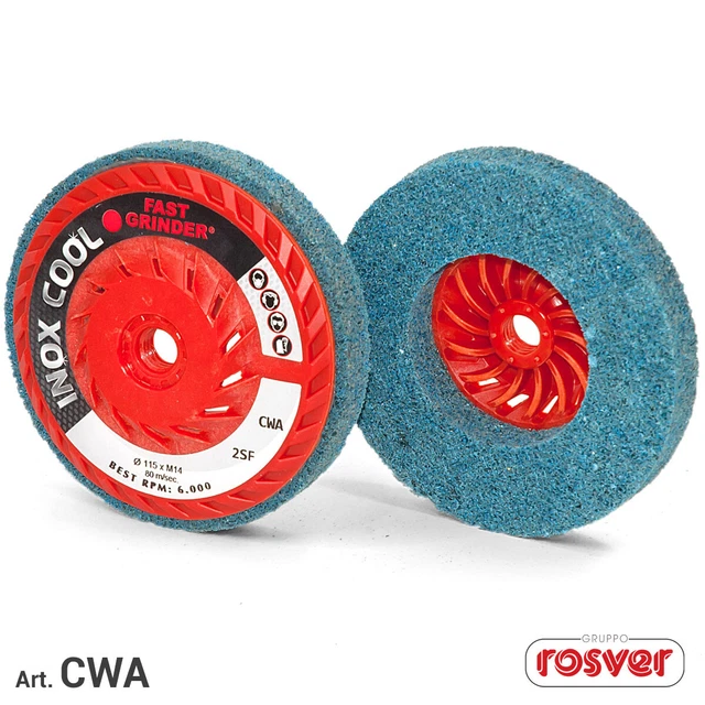 Dischi per finitura attacco M14 - Rosver - CWA 115xM14  - Conf.5pz