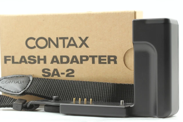 [Top COMO NUEVO con caja, correa] Adaptador de flash Contax SA-2 para T3 T3D TLA200 de JAPÓN