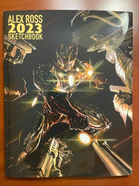 2023 SDCC Exclusive ALEX ROSS SKETCH BOOK Hard Cover (unsigned)