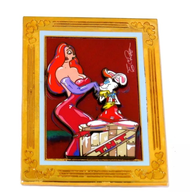 RARE LE 100 Disney Auctions Pin✿ Jessica Rabbit Sexy Eric Robison Portrait Roger