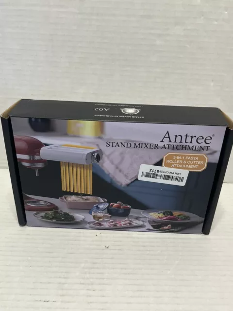 Antree Pasta Maker Attachment 3 in 1 Set for KitchenAid Stand Mixers