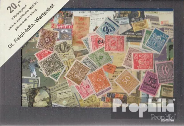 Briefmarken Deutsches Reich Wertpaket postfrisch