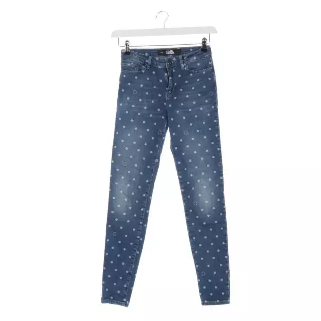 Jeans skinny Karl Lagerfeld blu bianco W26