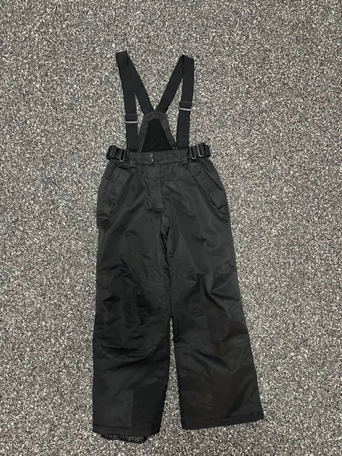 Schwarze Schneehose / Skihose v. Killtec Gr. 140 Schnee Hose Ski Latzhose Träger