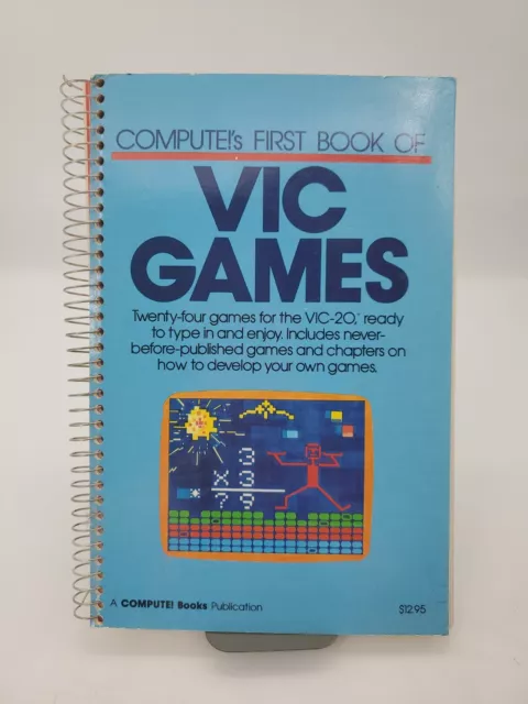 Compute's First Book on VIC Games - 24 games for VIC-20 - Vintage  1983