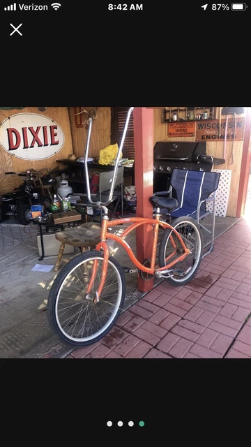 Burning man Bike Beach Cruiser Ape Handlebars Mango Company Key West Bike Burning man Bike Beach Cruiser Ape Handlebars Mango Company Key West Bike
