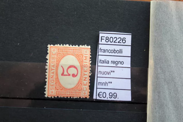 Francobolli Italia Regno Nuovi** Mnh** (F80226)