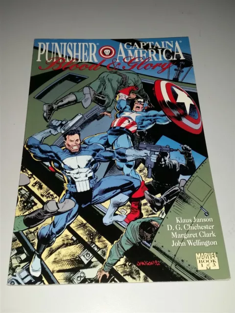 Punisher Captain America Blood & Glory Vol 1 Marvel Tpb (Paperback) 0871358867 <