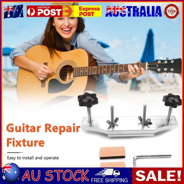 Acoustic Guitar Fixture Bonding Bridge Clamp Clip Stainless Steel Luthier Tools