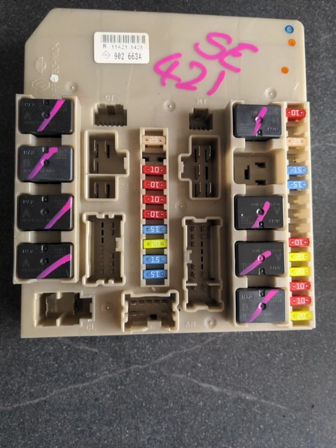 RENAULT CLIO MK3 Under Bonnet Fuse box UPC, 2005-2012 1.2 Petrol 1.5