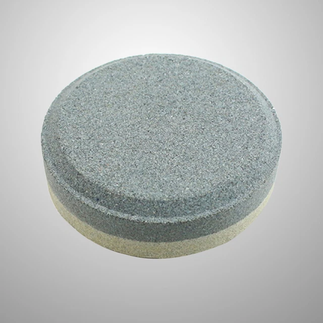Herramienta de molienda de cocina de piedra de moler de doble cara de forma redonda pequeña