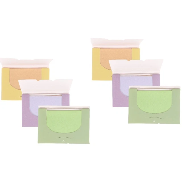 2x carte assorbenti l'olio per il trucco strumenti che assorbono l'olio