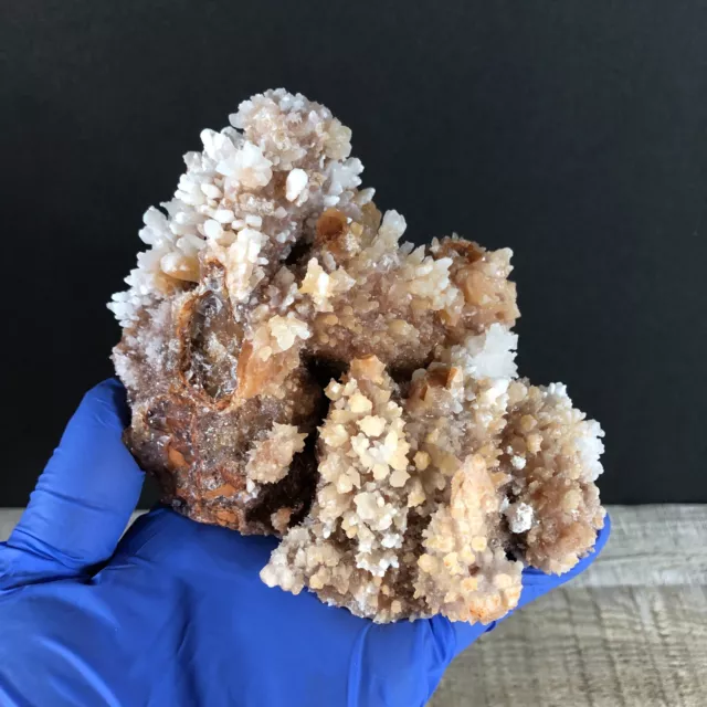 1.90lbs  Calcite & Aragonite Stalactite Speleothem Crystal Cluster Specimen J4
