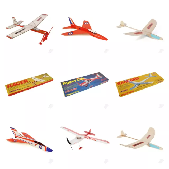 DPR Model Balsa Free Flight Aircraft Kits, Cessna, Racer, Hyper Cub, Tornado etc