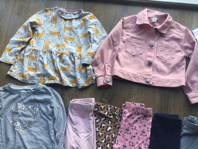 Girls Clothes Bundle Dresses, JACKET Leggings Tops age 3-4 years NEXT  , TU 13