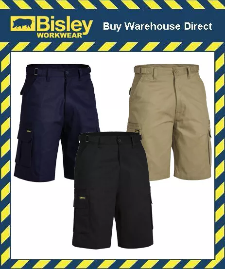 Bisley Workwear Original 8 Pocket Men's Cargo Work Short - BSHC1007