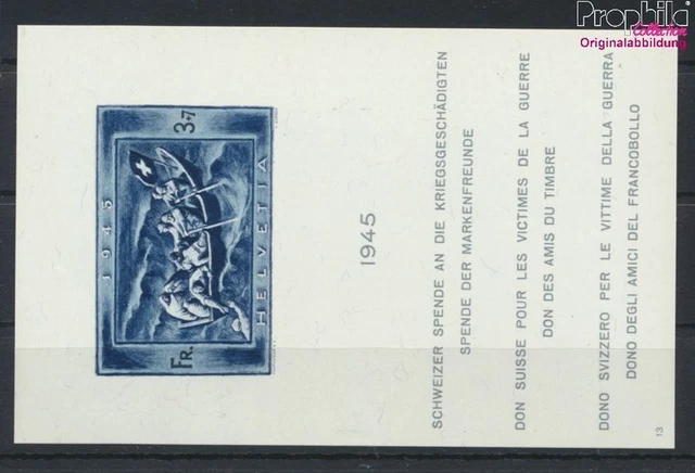 Suisse Bloc 11 neuf 1945 suis (9804775