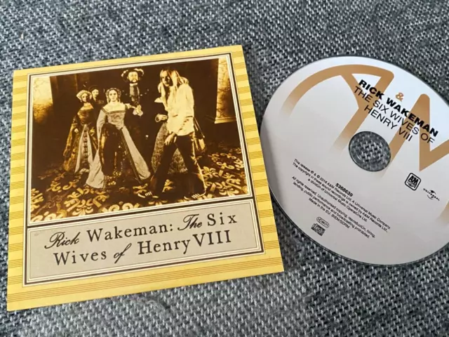 Rick Wakeman - CD-Album (Mini-LP-Stil Kartenetui) - THE SIX WIVES OF HENRY VIII