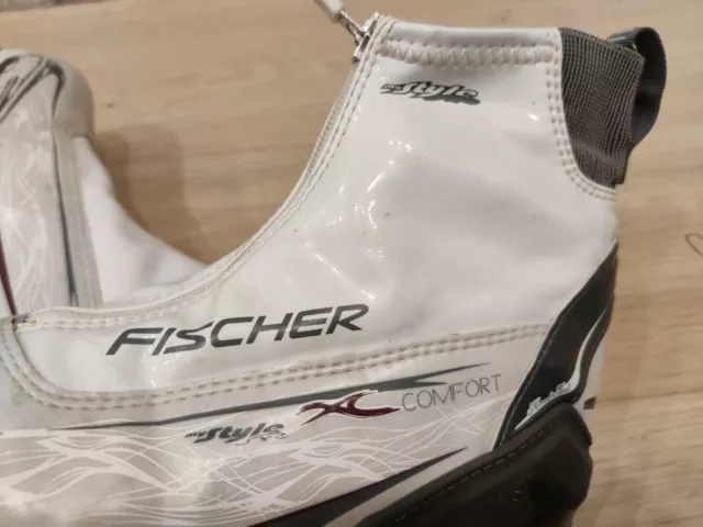 FISCHER XC Comfort Cross Country Ski Boots Classic NNN Women's Size EU38 2