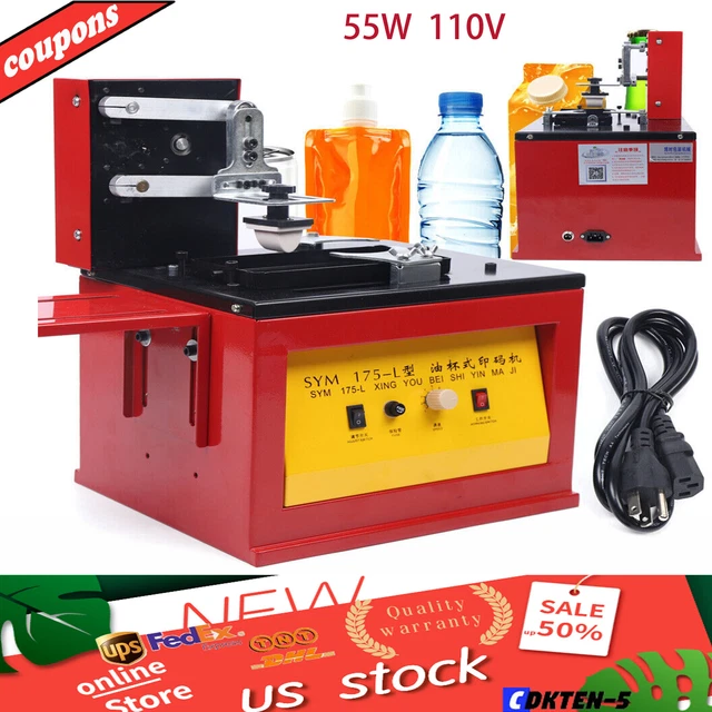 Automatic Pad Printer Electric Indirect Gravure Logo Barcode Printing Machine